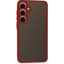 Samsung Galaxy S24 Kılıf Montreal Silikon Kapak - Kırmızı