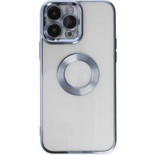 Apple iPhone 14 Pro Max Kılıf Slot Silikon - Sierra Blue