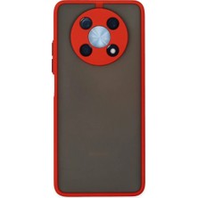 Huawei Nova Y90 Kılıf Montreal Silikon Kapak - Kırmızı
