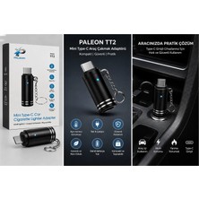 Azurtech Tt2 Mini Type-C Araç Çakmak Adaptörü – Usb-C Girişli, Tak Çalıştır, Akım ve Isınma Korumalı