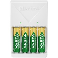 Şarj Cihazı + 4 Adet 2100MAH Aa Pil Seti