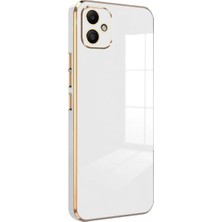 Samsung Galaxy A05 Kılıf Volet Silikon - Beyaz