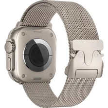 Apple Watch 42MM Milano Metal Kordon - Titan Gri