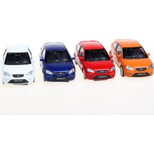 Ford Focus St 4'lü Set Welly Metal Araba 1:36 Ölçek Gerçekçi Detaylarla Çocuklar İçin