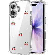 Apple iPhone 16 Fiyonk Desenli Kapak - Desen 9