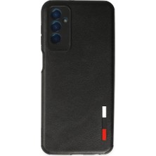 Samsung Galaxy M13 Kılıf Loop Deri Silikon - Siyah