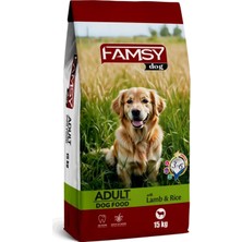 Kuzu Etli ve Pirinçli Yetişkin Köpek Maması 15 kg