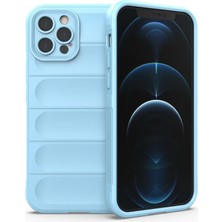 Apple iPhone 12 Pro Kılıf Optimum Silikon - Sky Blue