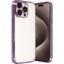Apple iPhone 15 Pro Max Razer Lensli Silikon - Mor