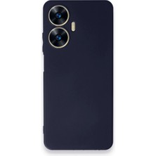 Realme C55 Kılıf First Silikon - Lacivert