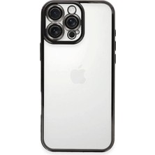 Apple iPhone 16 Pro Max Kılıf Razer Lensli Silikon - Siyah
