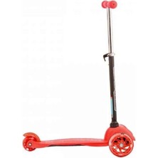 Işıklı Scooter Kırmızı