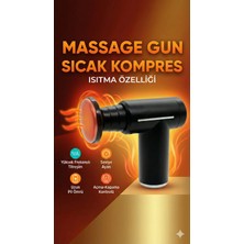 Ieg™ Sıcak ve Soğuk Terapili Masaj Tabancası - Şarjlı Isıtmalı Masaj Cihazı - Sporcu Masaj