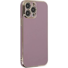 Apple iPhone 14 Pro Max Kılıf Volet Silikon - Mor