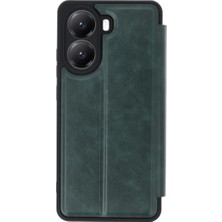 Xiaomi Poco X7 Pro Kılıf Flip Cover - Koyu Yeşil ITDHMN-GO4823