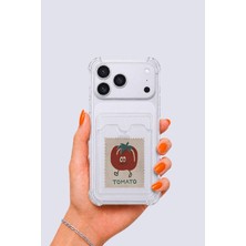Uravas Store iPhone 17 Pro Max Kartlıklı Tomato Desenli Kılıf