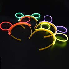 Ieg™ Glow Taç Fosforlu Taç Karışık Renk 12 Adet