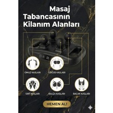 Ieg™ 4 Başlıklı Masaj Tabancası - Ergonomik Derin Doku Sırt ve Boyun Masaj Aleti Ağrı ve S�