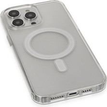 Apple Iphone 14 Pro Kılıf Matte Şeffaf Magneticsafe - Şeffaf ITDHMN-GO4823