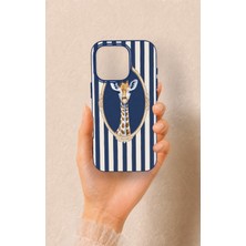 Vip Case iPhone 16 Pro Uyumlu Zürafa Desenli Silikon Kılıf
