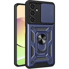 Samsung Galaxy S24 Fe Pars Lens Yüzüklü Silikon - Lacivert