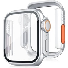 Apple Watch 44MM Watch 49MM Kasa Dönüştürücü ve Ekran Koruyucu - Çöl Titanyum
