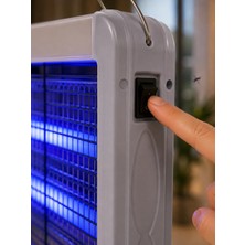 12W Elektrikli Sinek Öldürücü Çift Uv Işıklı Asılabilir Böcek Öldürücü Lamba