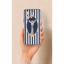 Vip Case Vivo Y28 Uyumlu Zürafa Desenli Silikon Kılıf