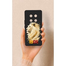 Vip Case Honor Magic 7 Lite 5g Uyumlu Sarı Kırmızı 1905 Aslan Desenli Silikon Kılıf