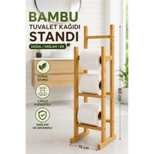 Myplas Bambu Tuvalet Kağıdı Standı