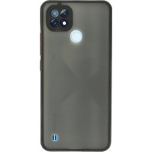 Realme C21 Kılıf Montreal Silikon Kapak - Siyah