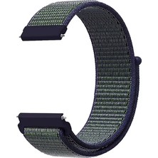 Caseonn Xiaomi Redmi Watch 5 Lite Kordon Hasır Kumaş Nylon Kayış Lacivert