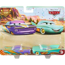 Disney Pixar Cars Ramone & Flo 2'li Diecast Karakter Araç Seti JJW88