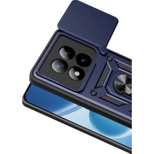 Xiaomi Redmi Note 15 Pro 5g Pars Lens Yüzüklü Silikon - Lacivert ITDHMN-GO4823