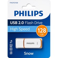 Philips FM12FD70B Snow 128GB USB 2.0 High Speed Flash Bellek