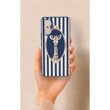 Vip Case Vivo V60 Lite Uyumlu Zürafa Desenli Silikon Kılıf