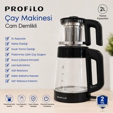 Profilo TTP4703 Siyah Çay Makinesi