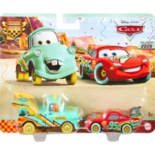 Disney Pixar Cars Mater & Lightning Mcqueen 2'li Diecast Karakter Araç Seti JKW75