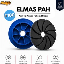 Mays Elmas Pah Alın ve Kenar Polisaj Elması / Mermer, Granit, Doğaltaş Cilalama Pedi