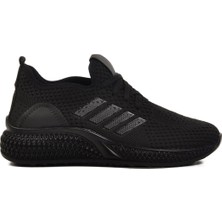 Walkway Siyah Hafif Triko Unisex Spor Ayakkabı