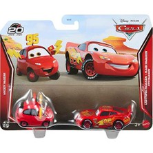 Disney Pixar Cars 20. Yıl Lightning Mcqueen & Mini Mcqueen 2'li Diecast Araç Seti