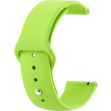 Caseonn Xiaomi Watch S1 Kordon Esnek Spor Silikon Kayış Açık Yeşil