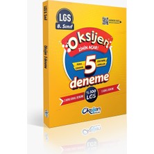 Oksijen Yayınları 8. Sınıf LGS 5 Deneme Yeni Nesil Sorularla Uyumlu Eğitim Seti