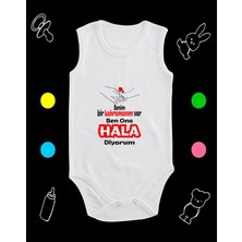 Pamuklu Bir Kahramanım Var Hala Diyorum Baskılı Penye Bebek Body Çıtçıtlı Badi Zıbın KVHD127