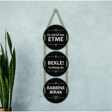 Ey Gönül Ses Etme Duvar Süsü Dekoratif Ahşap Duvar Süsü