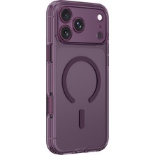iPhone 18 Pro Max Kılıf M-Safe Özellikli Kamera Korumalı Amazingthing Minimal Lens Serisi Kapak Mor
