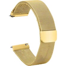 Forzacase Honor Watch 4 Pro ile Uyumlu Metal Mıknatıslı Kordon Kayış - FC096