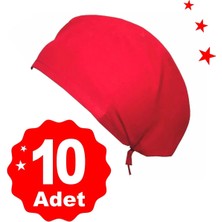 Baskısız Chef Bonesi 10 Lu Set Bone | Özel Tasarım Aşçı ve Şef Bonesi | Cerrahi Bone ve Bandana