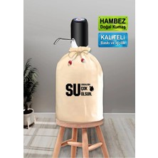 Damacana Kılıfı-Su Verenlerin Çok Olsun Baskılı Damacana Kılıfı