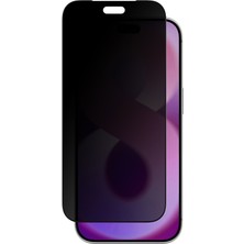 iPhone 18 Pro Max Amazingthing Radix Privacy Parmak Izi Bırakmayan Temperli Cam Ekran Koruyucu Siyah
